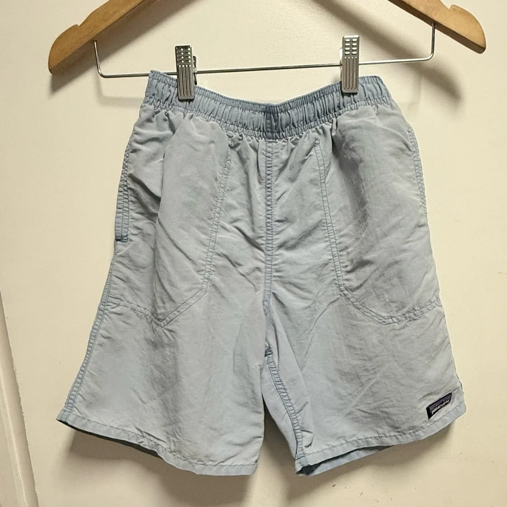 Patagonia kids Athletic Shorts in Light Blue Size M